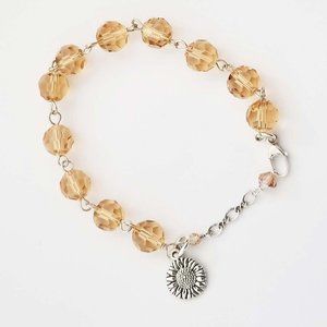 Swarovski Crystal Sterling Silver Bracelet